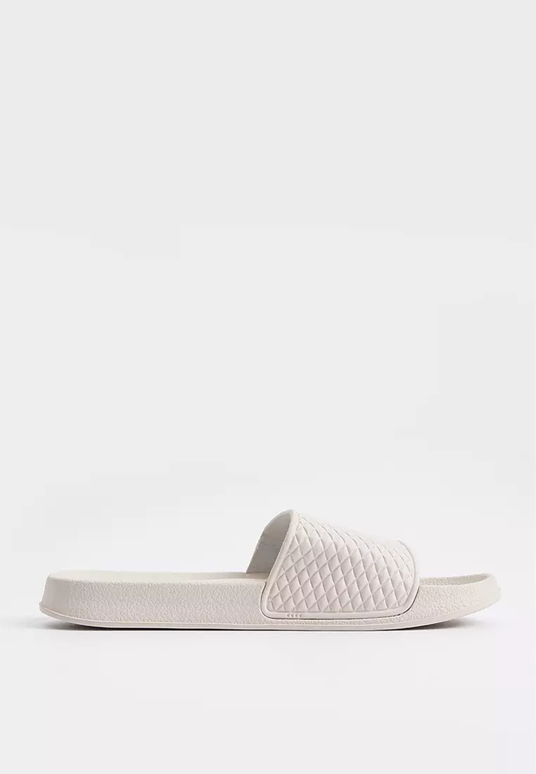 Discount on Penshoppe  shoes - SKU: Women's Patterned One Band Slides