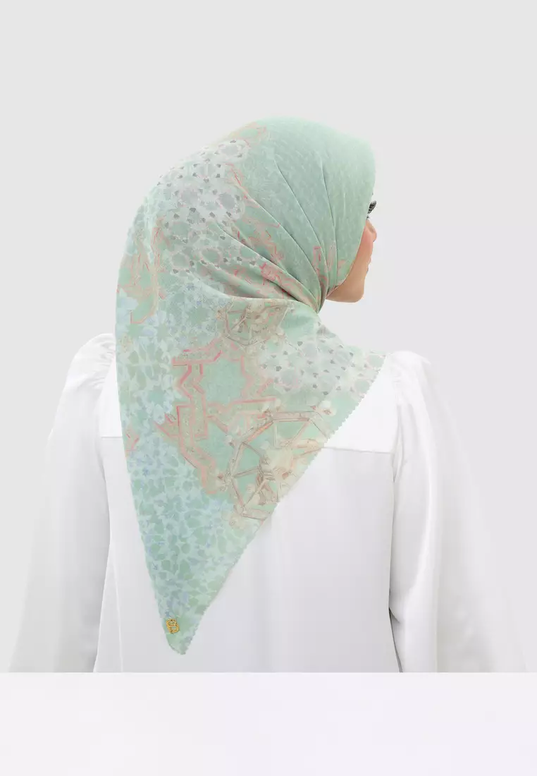 Haramain 2 Voile Square - Jade
