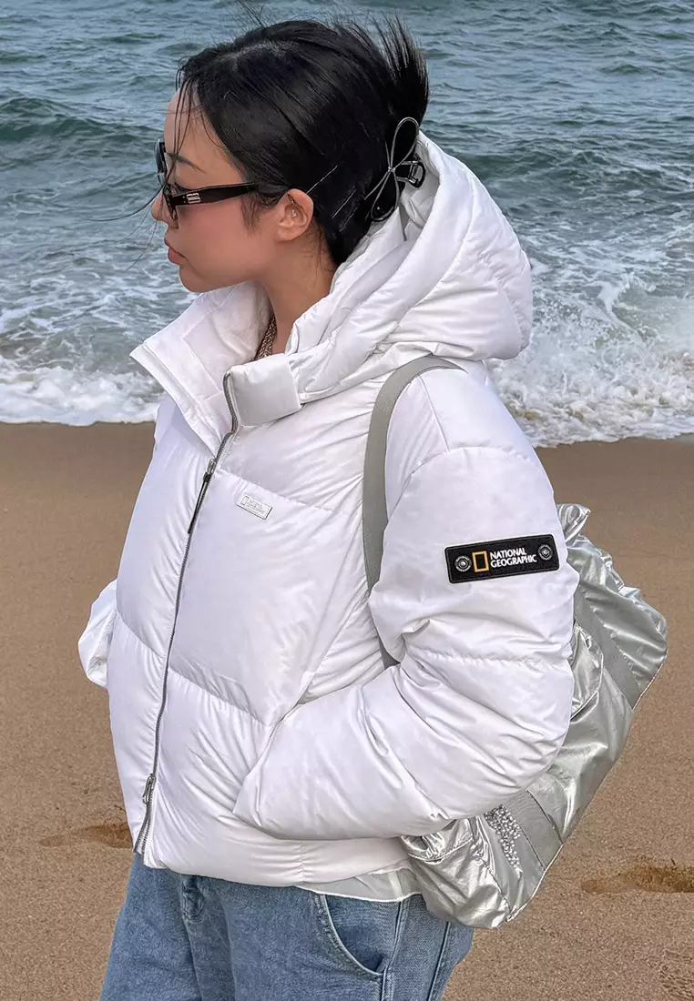 Women’s CAYMAN Detachable Hood Cropped Down Jacket