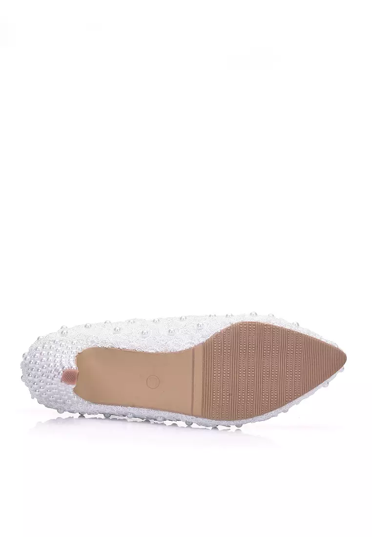 Buy Twenty Eight Shoes VANSA Pearl Lace Evening and Bridal Shoes