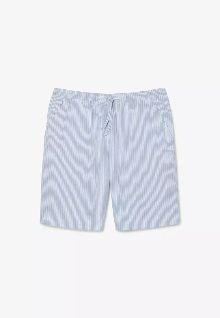 Relaxed Fit Striped Shorts