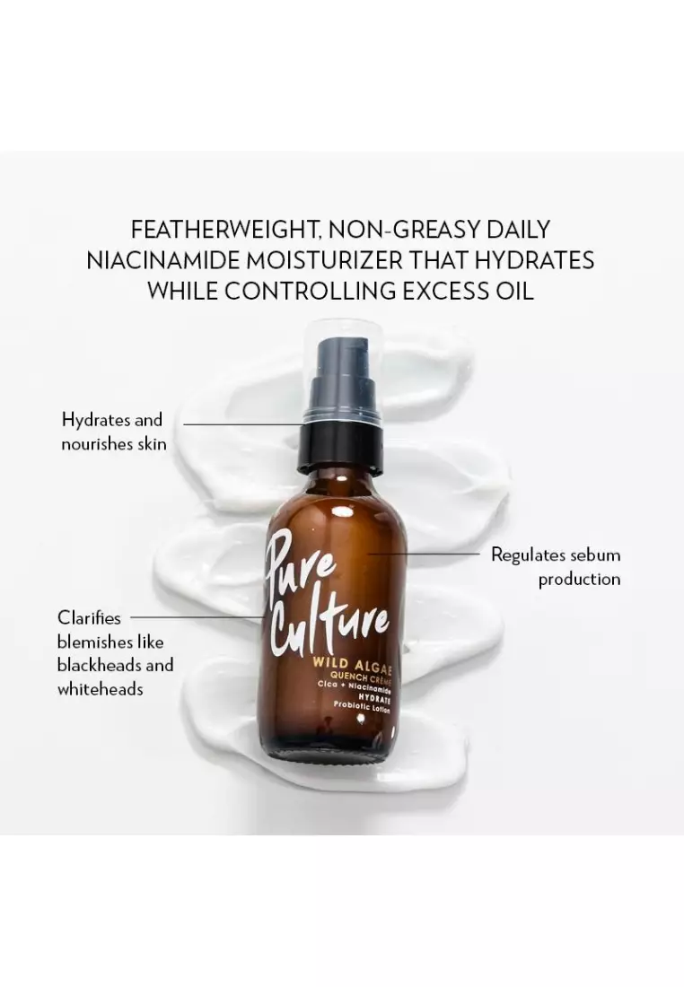 Wild Algae Quench Créme 30ML | Moisturizer for Oily Face | Niacinamide | For Oily Skin Hydration