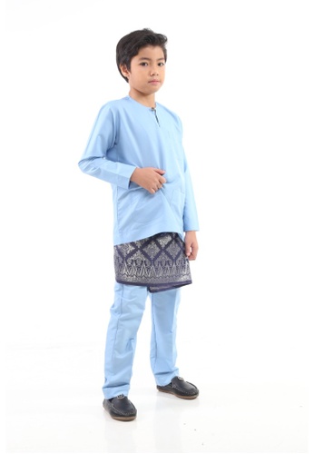 Buy Amar Amran Baju Melayu Moden Teluk Belanga For Kids Online On Zalora Singapore