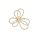 Glamorousky gold Simple and Fashion Plated Gold Flower Champagne Imitation Pearl Brooch with Cubic Zirconia BBFD0ACF48AB1FGS_1