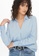 JACQUELINE DE YONG blue Mio Long Sleeves V-Neck Long Shirt A7DA1AACDAB2EFGS_3