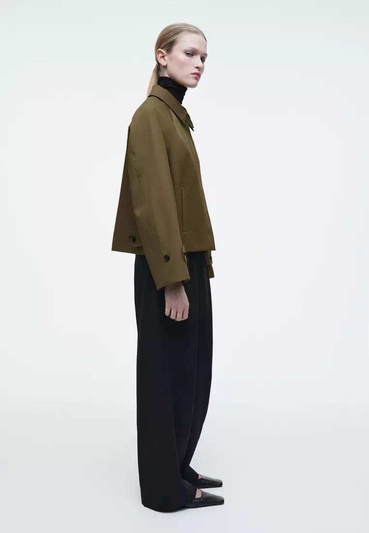Buy COS SHORT TWILL TRENCH COAT 2025 Online | ZALORA