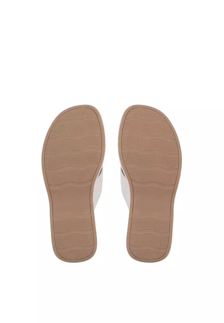 Beige CR Juno Cross Sandals