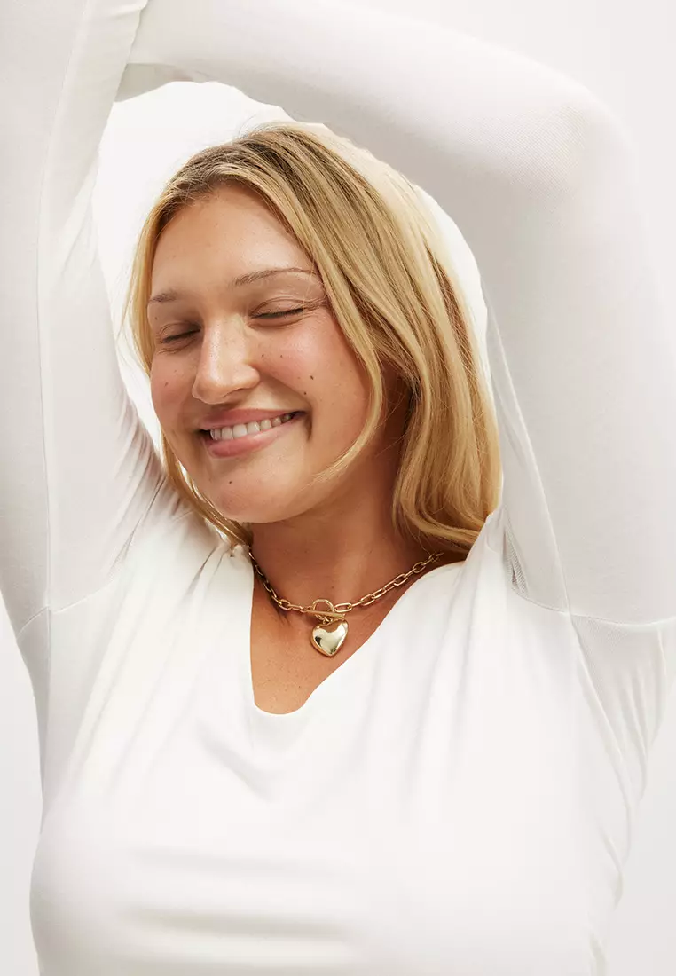 Sunday Scoop Neck Long Sleeves Top