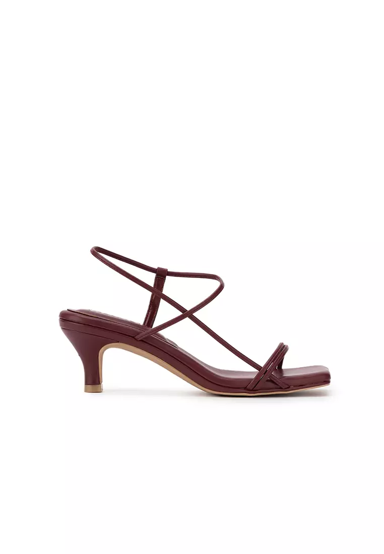 STRAPPY COMFORT INSOLE HEEL SANDAL 方頭後踝帶涼鞋