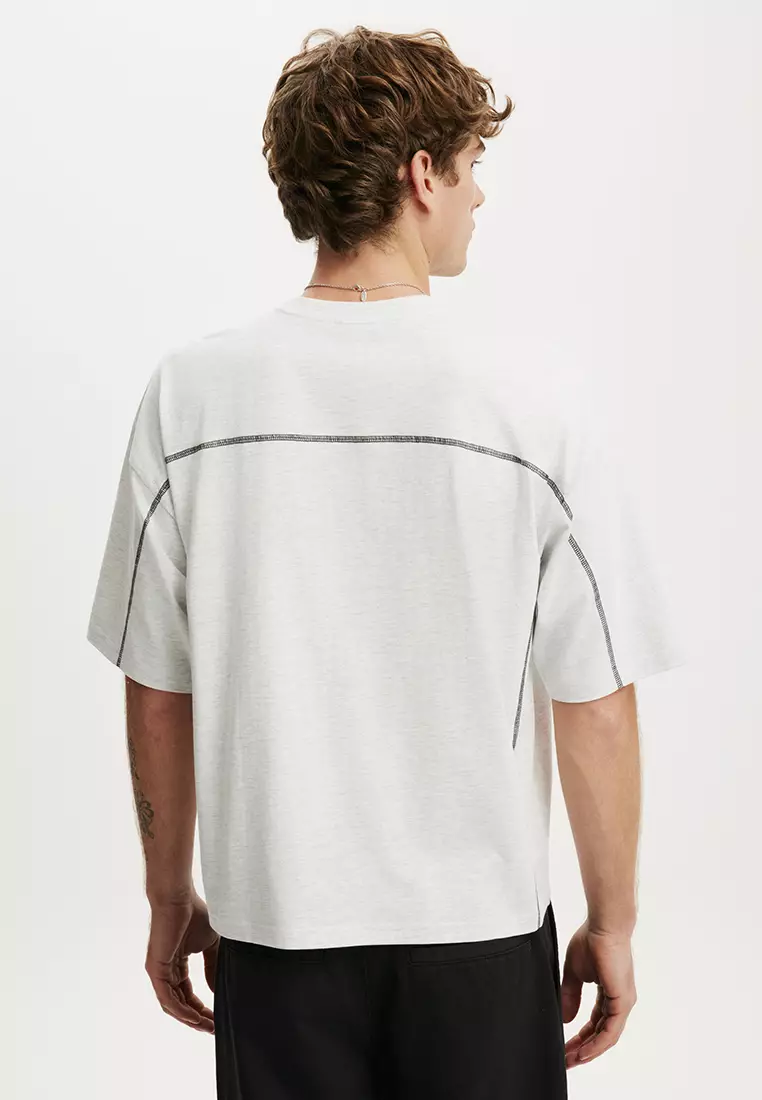 Cropped Fit Graphic T-Shirt