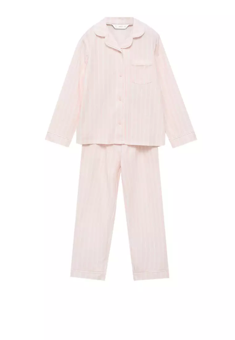 Striped Long Pyjama Set