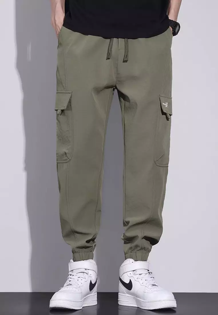 Drawstring Casual Jogger Pants