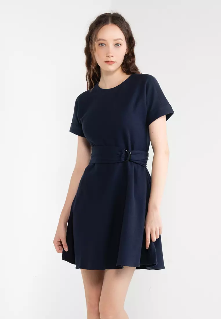 Buy G2000 Fit & Flare Dress With Belt 2024 Online | ZALORA Singapore