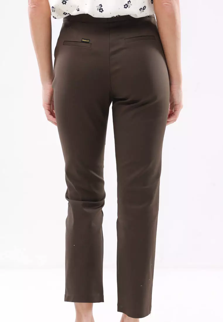 Colored Hw Straight Cut Slacks