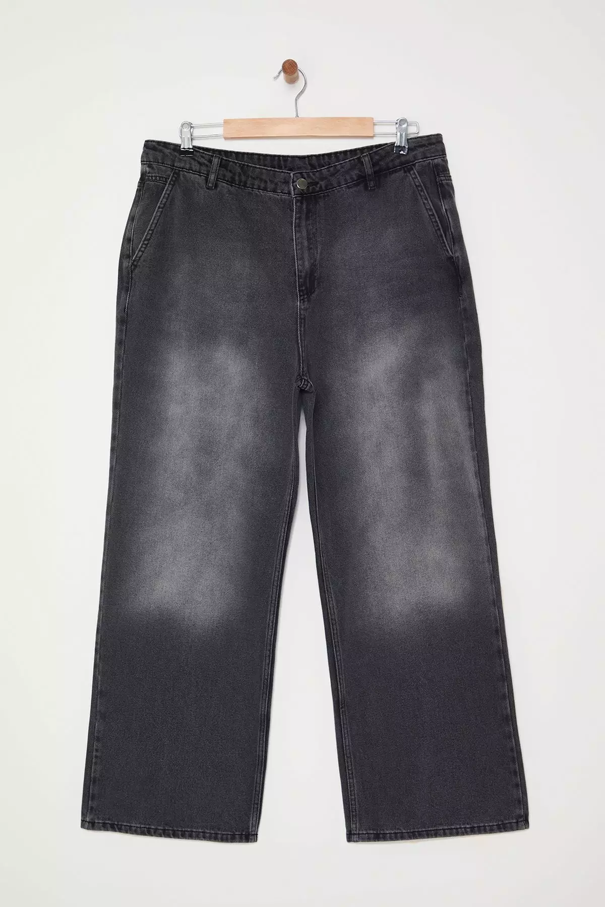 High Waist Wide Leg Plus Size Wide Leg Jeans