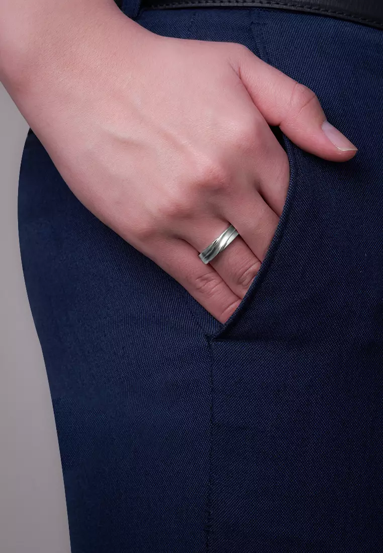 GOLDHEART Confiance, Ring For Him Silver
