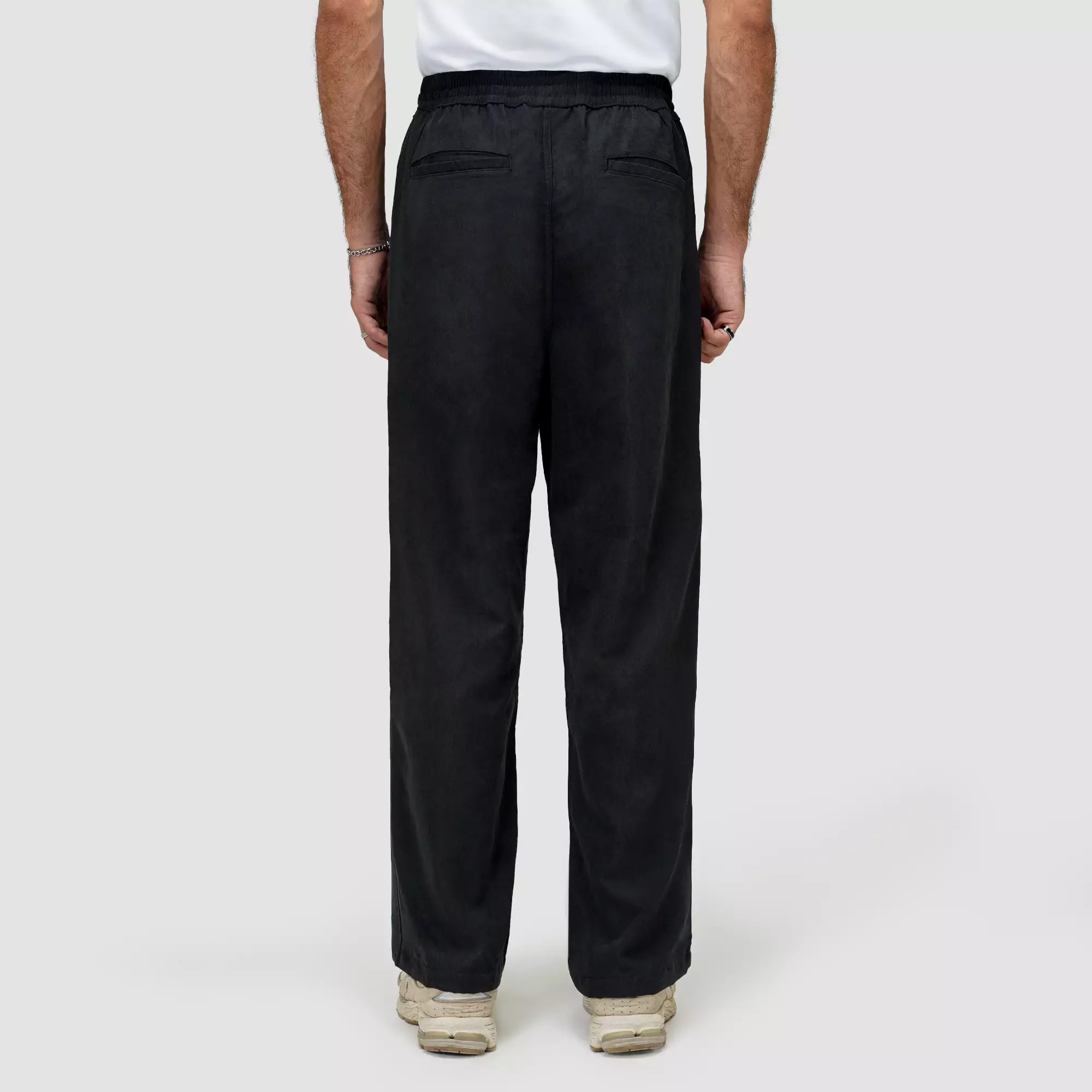 CELCIUS Straight Trouser Corduray Pique L03000713C Hitam