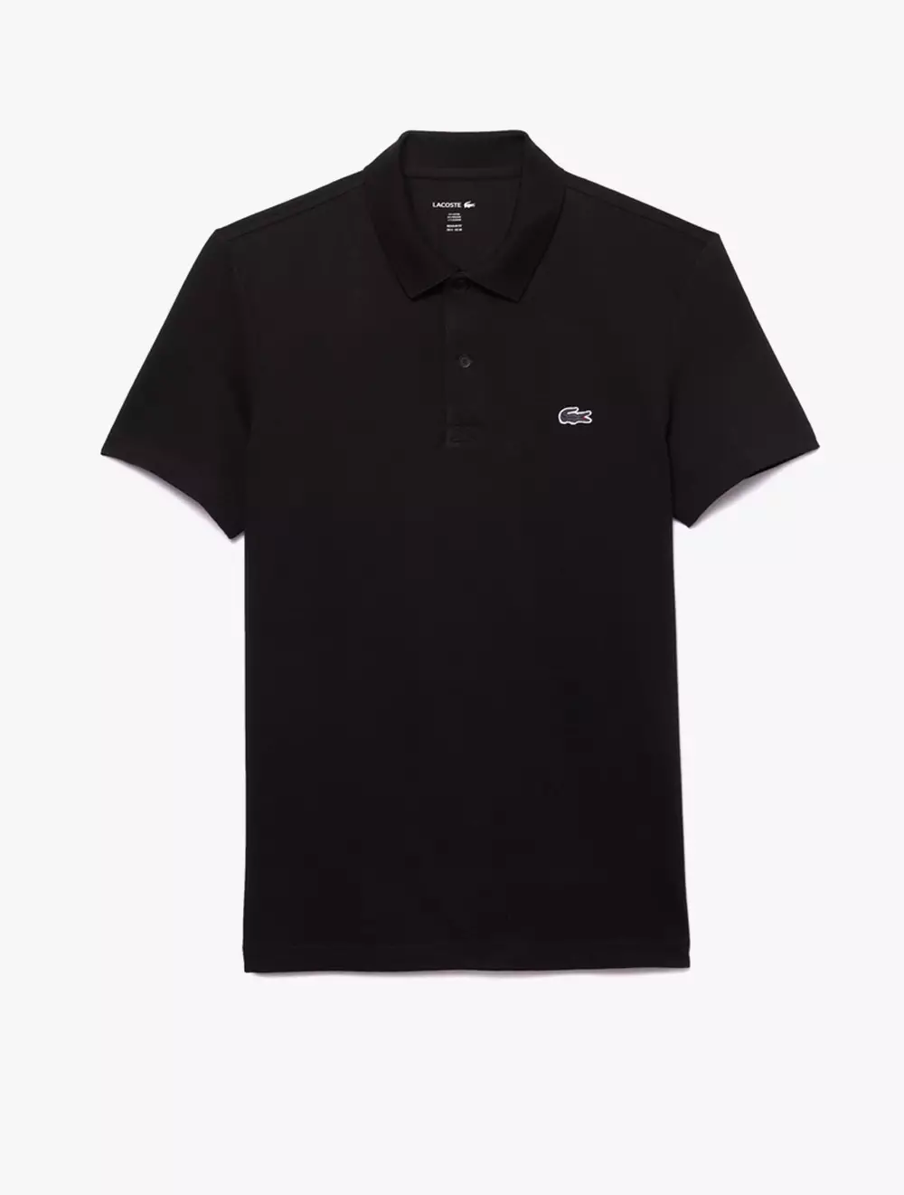 Regular Fit Cotton Polo Shirt - Black