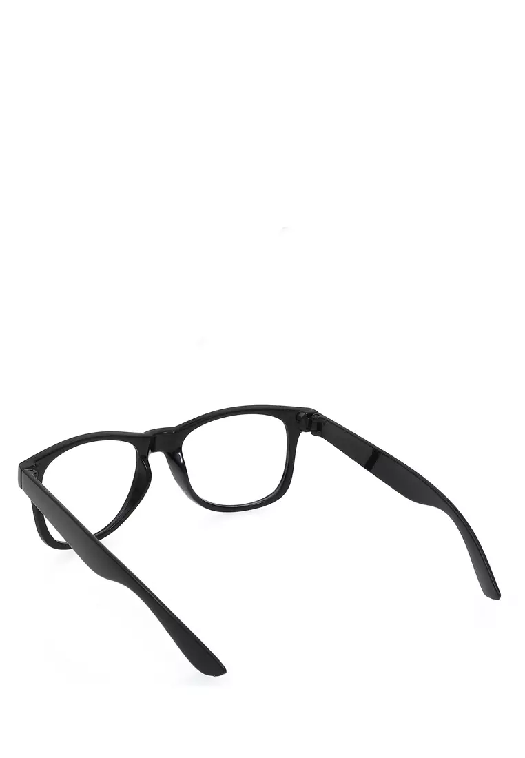 Ells Eyeglasses Lensa Anti Blue Light Radiasi Komputer Frame Material Polycarbonate ORIGINAL - Black
