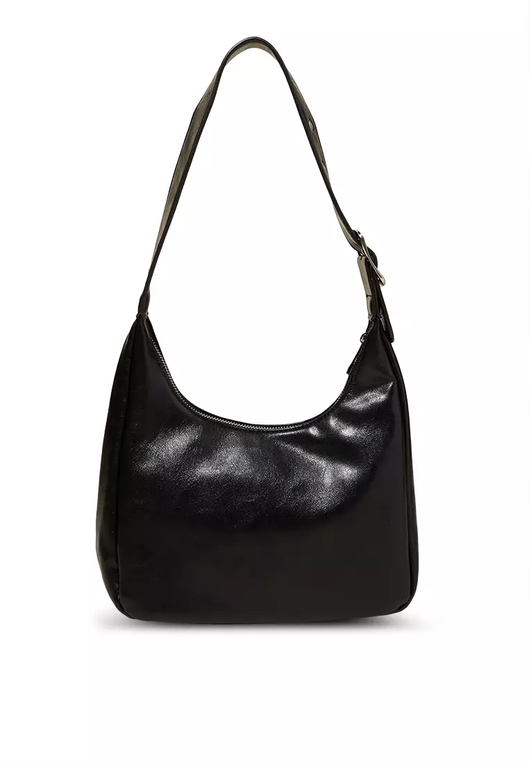 Amelia leather shop slouchy shoulder bag