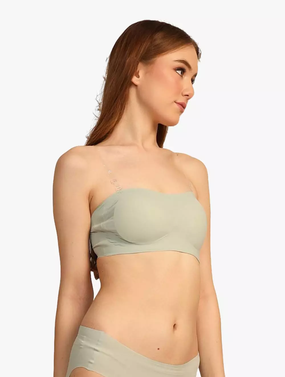 Cynthia Kylie Bra Seamless Half Cup - Green