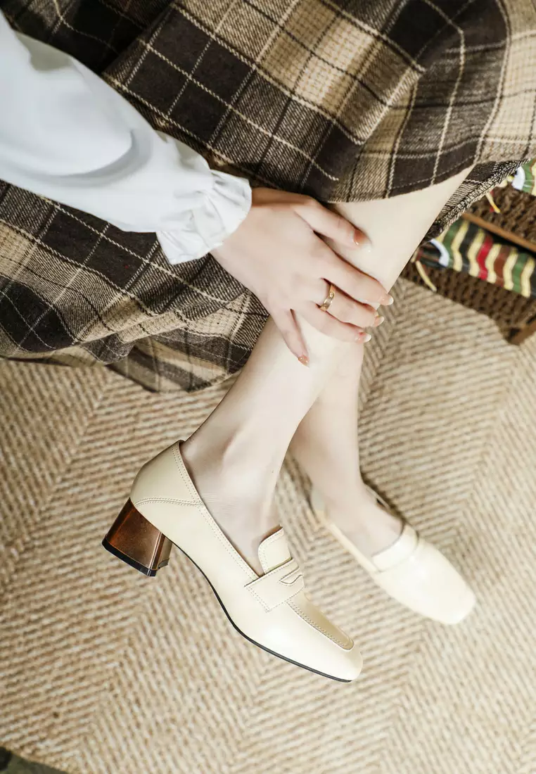 4CM Penny Leather Loafer TE6988-2