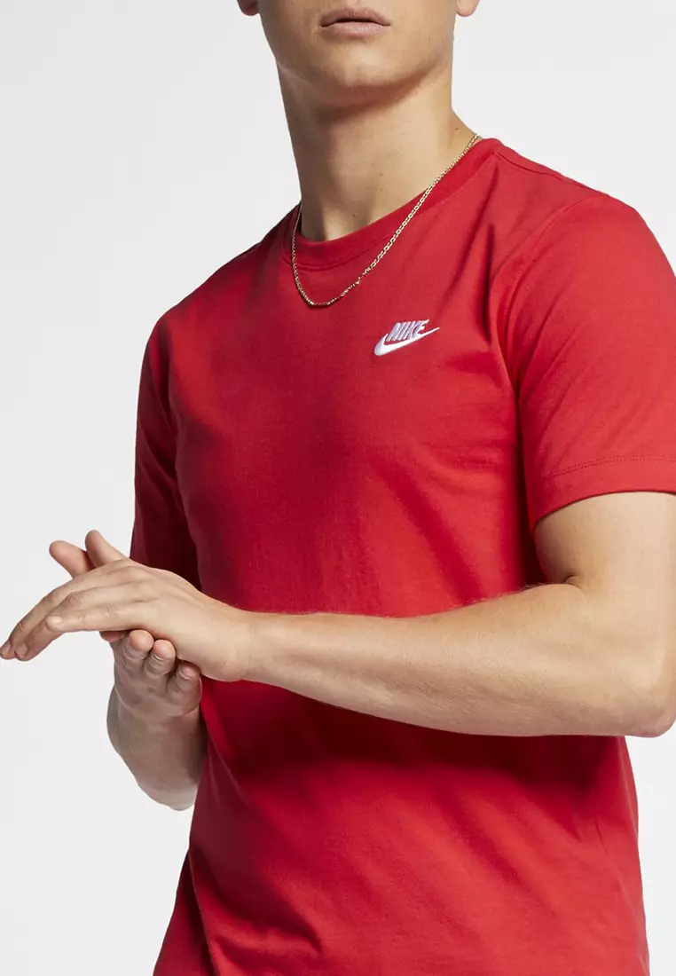 Red nike air shirt outlet