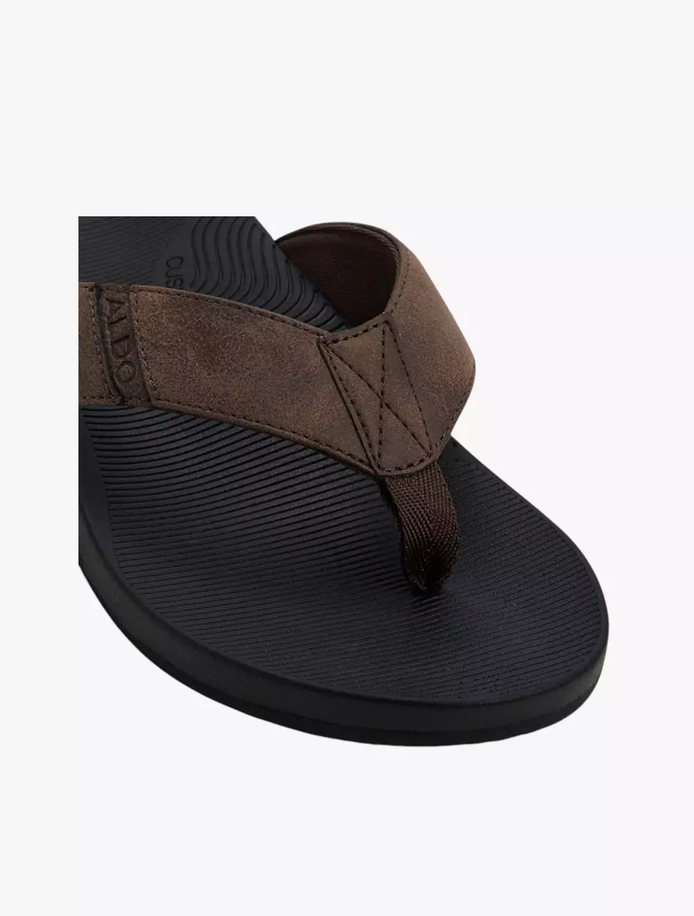 Aldo Steffen Men's Flat Sandals - Dark Brown