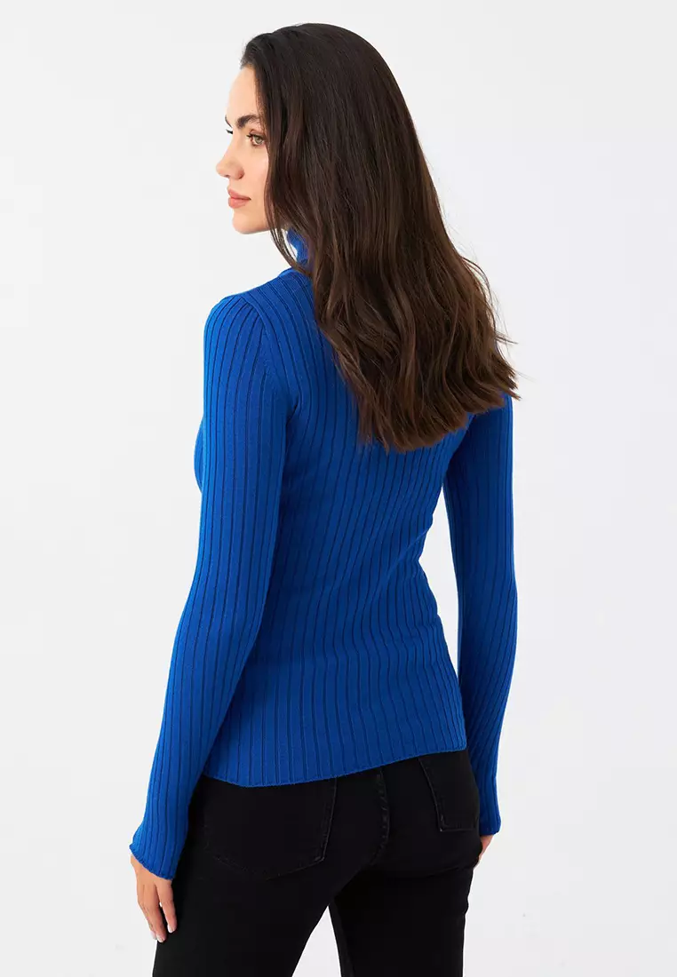 Turtleneck Knitwear Blouse
