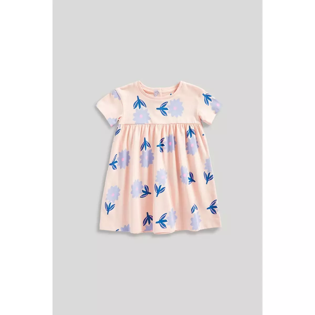 Mothercare Flower Jersey Dress - Dress Bayi Perempuan (Pink)