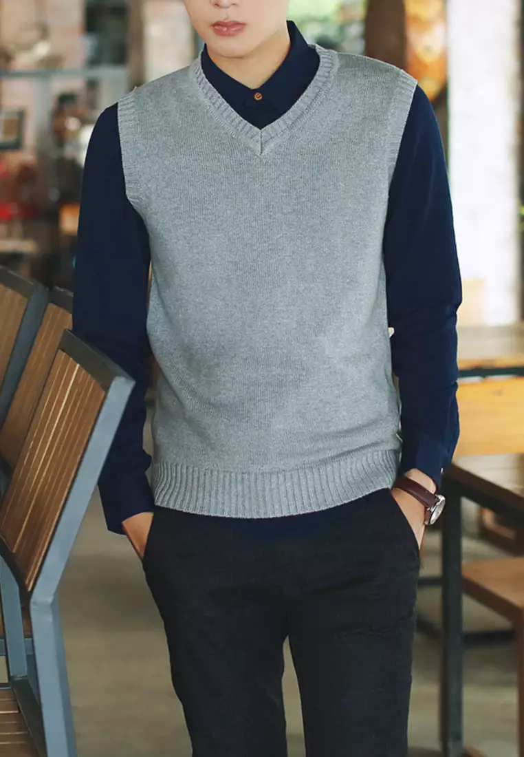 V-neck Casual Vest XH2019