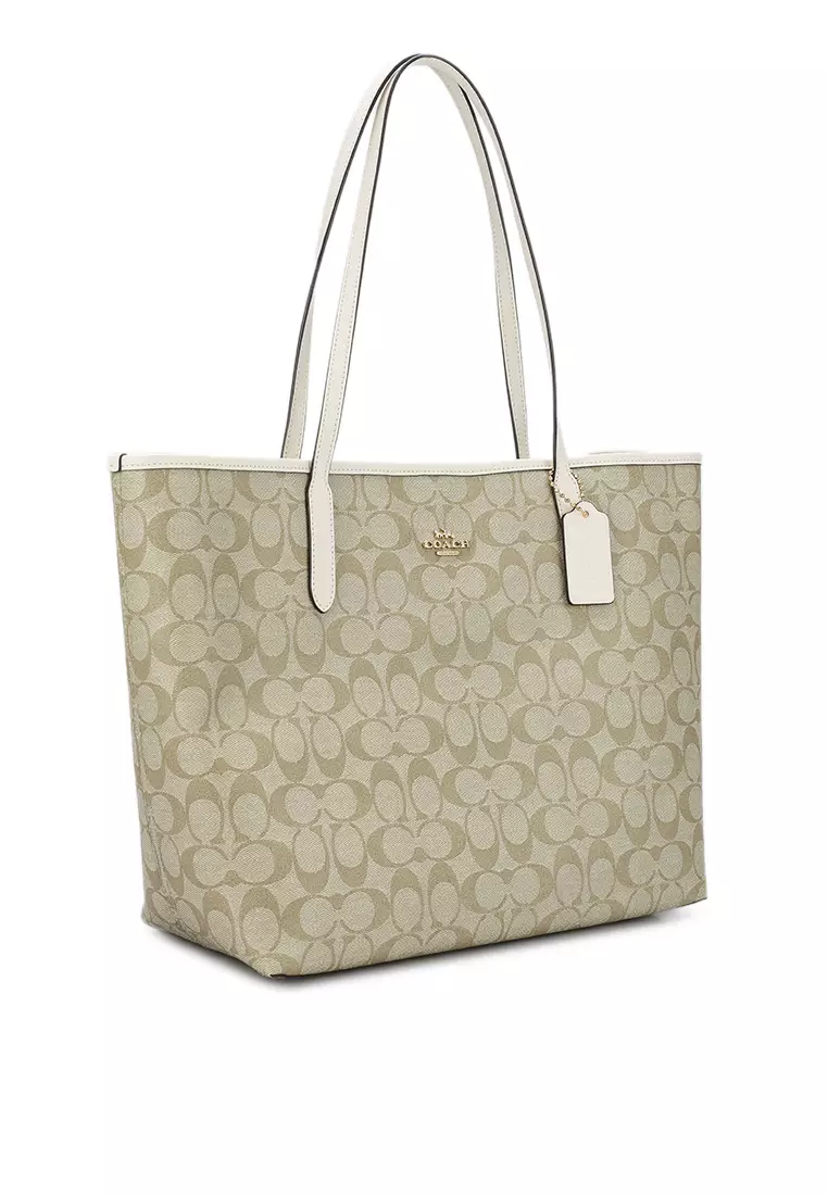 City Tote Bag In Signature Canvas nt