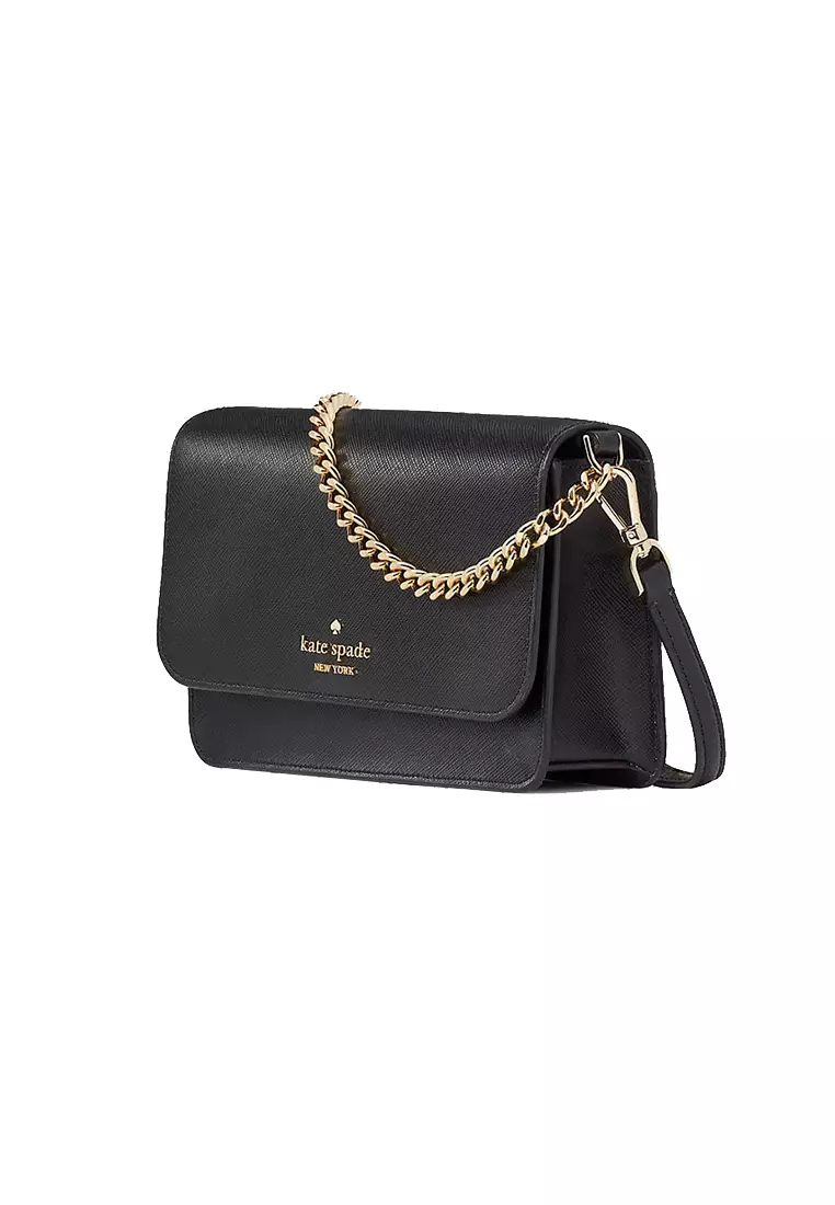 Madison Small Flap Crossbody Black KC586