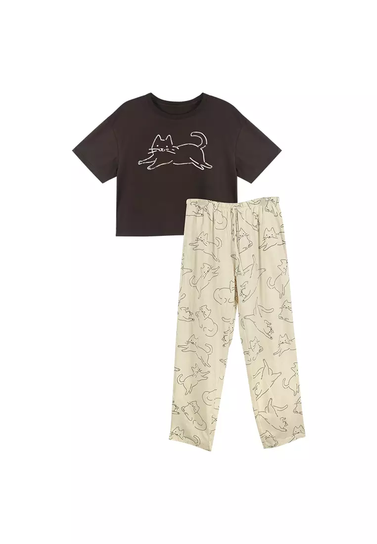 Cat pajama cheap shorts