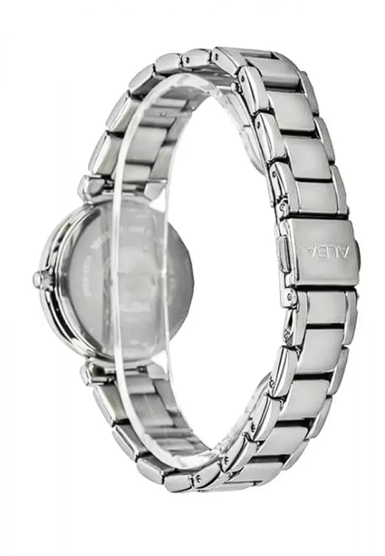 Jam Tangan Wanita Alba Original Garansi Resmi AH7N37 AH7N37X1 Strap Stainless Steel Silver