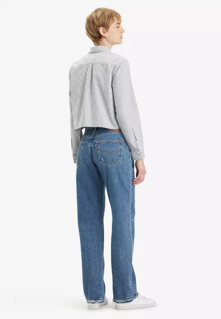 Levi's® 501 90年代 直腳剪裁牛仔褲 | 女裝
