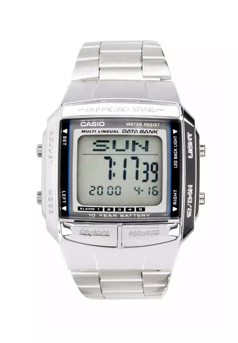 Casio Jam Tangan - Silver - Stainless Steel - DB-360-1ADF