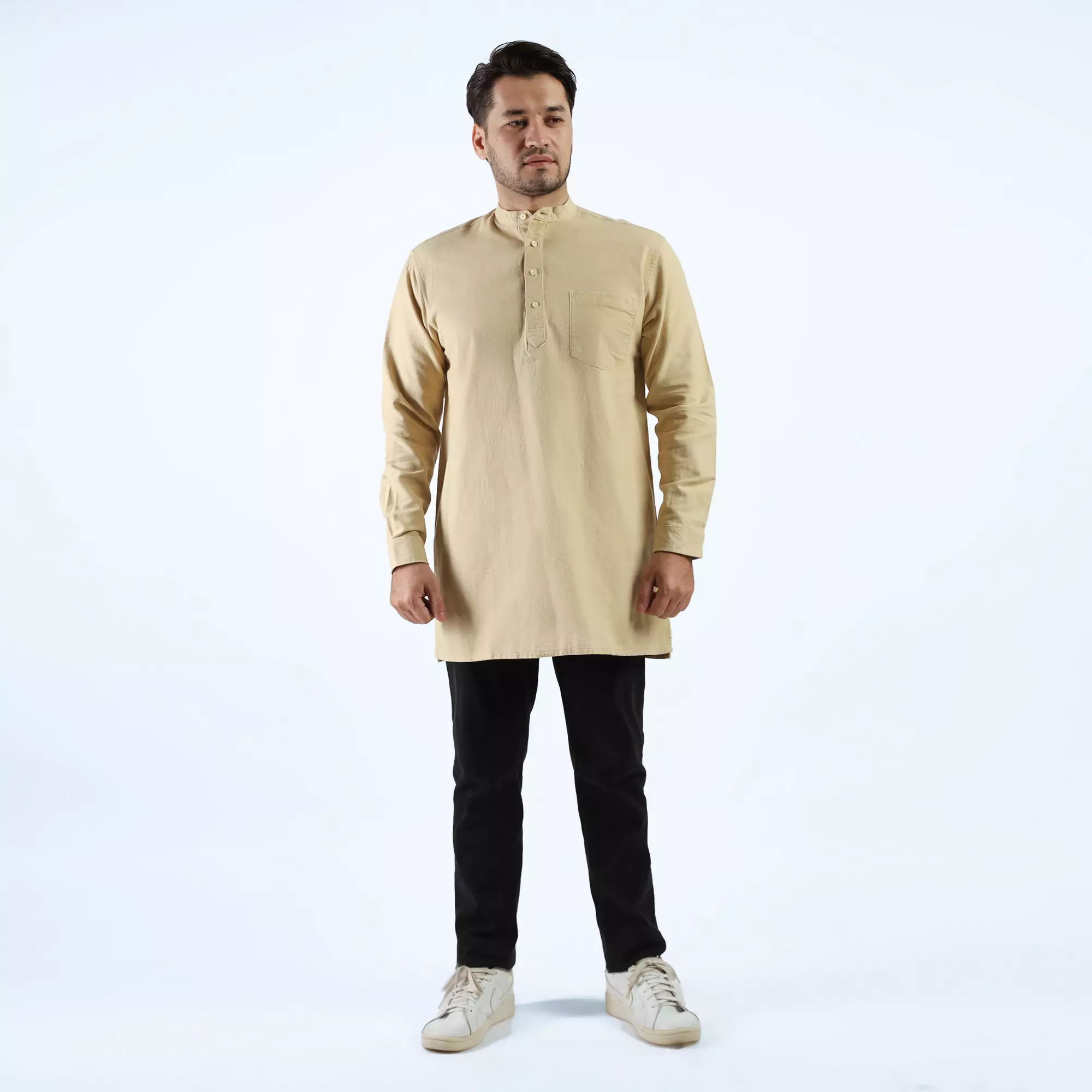 LARUSSO x RIZKY RIDHO - Koko Kurta Organic Cotton Changi - Khaki