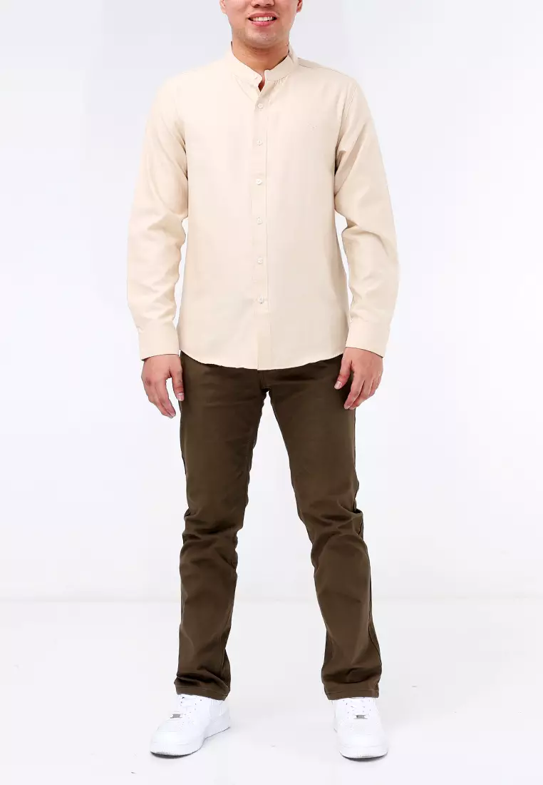 Woven Oxford Long Sleeve Shirt