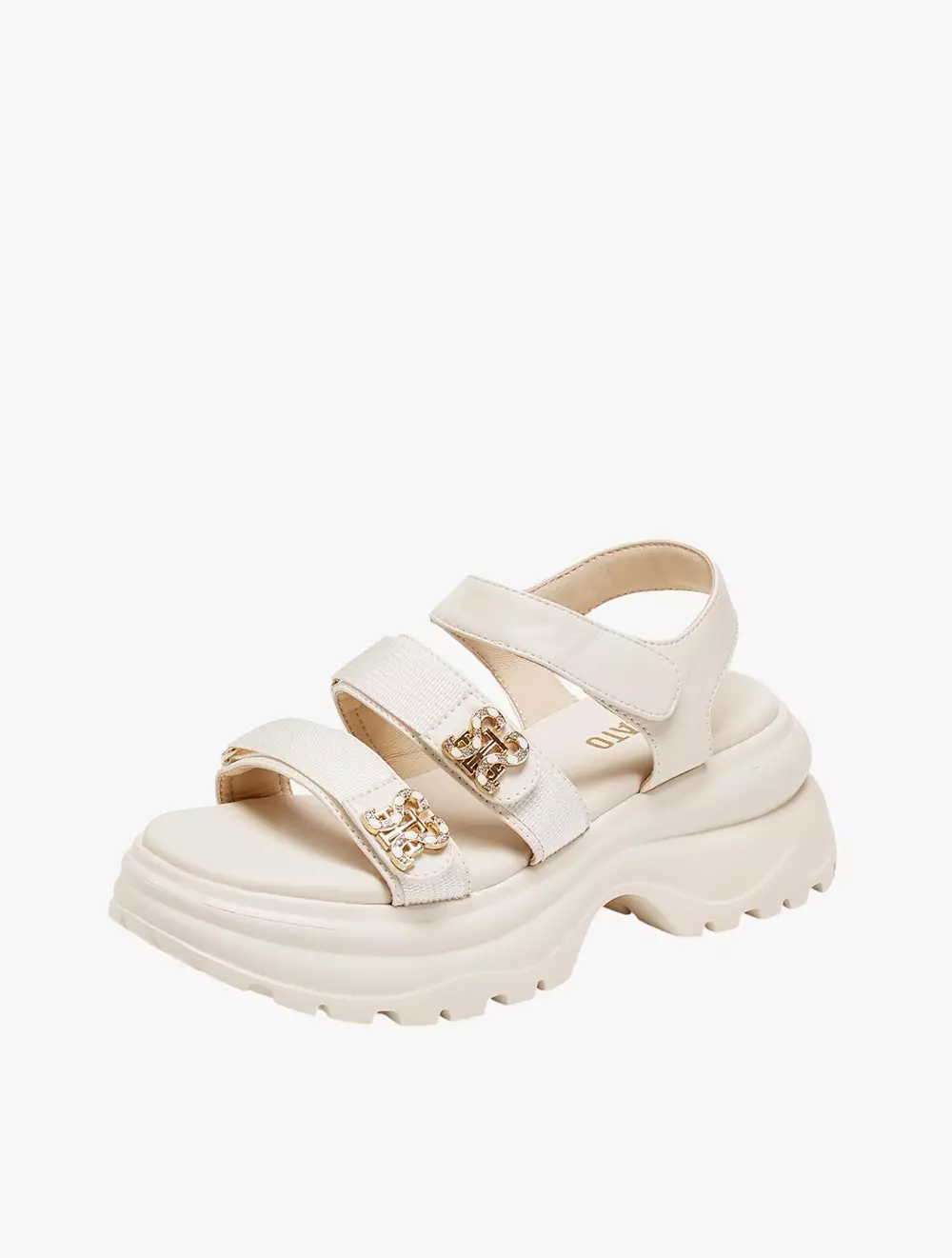 Staccato A5257-018 Women's Sandal Wedges - Beige