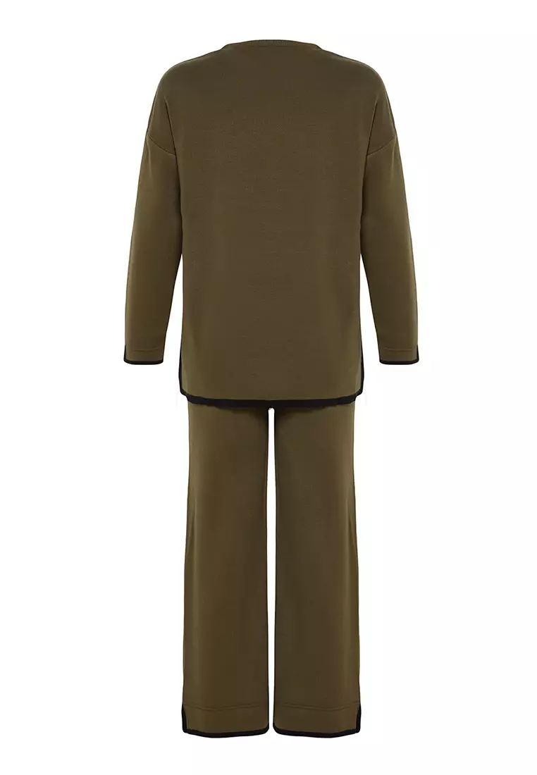 Knitted Sweater and Pants Set