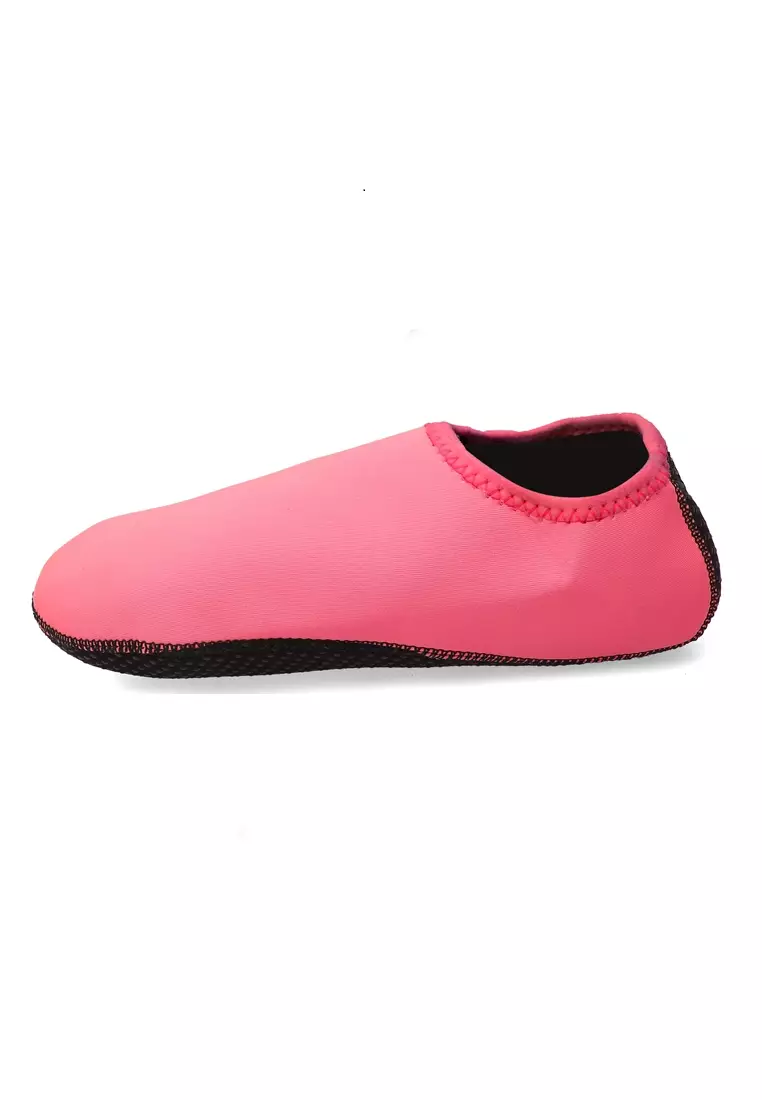 Sepatu Pantai Wanita Slip On Lembut Design Simple Casual - Pink