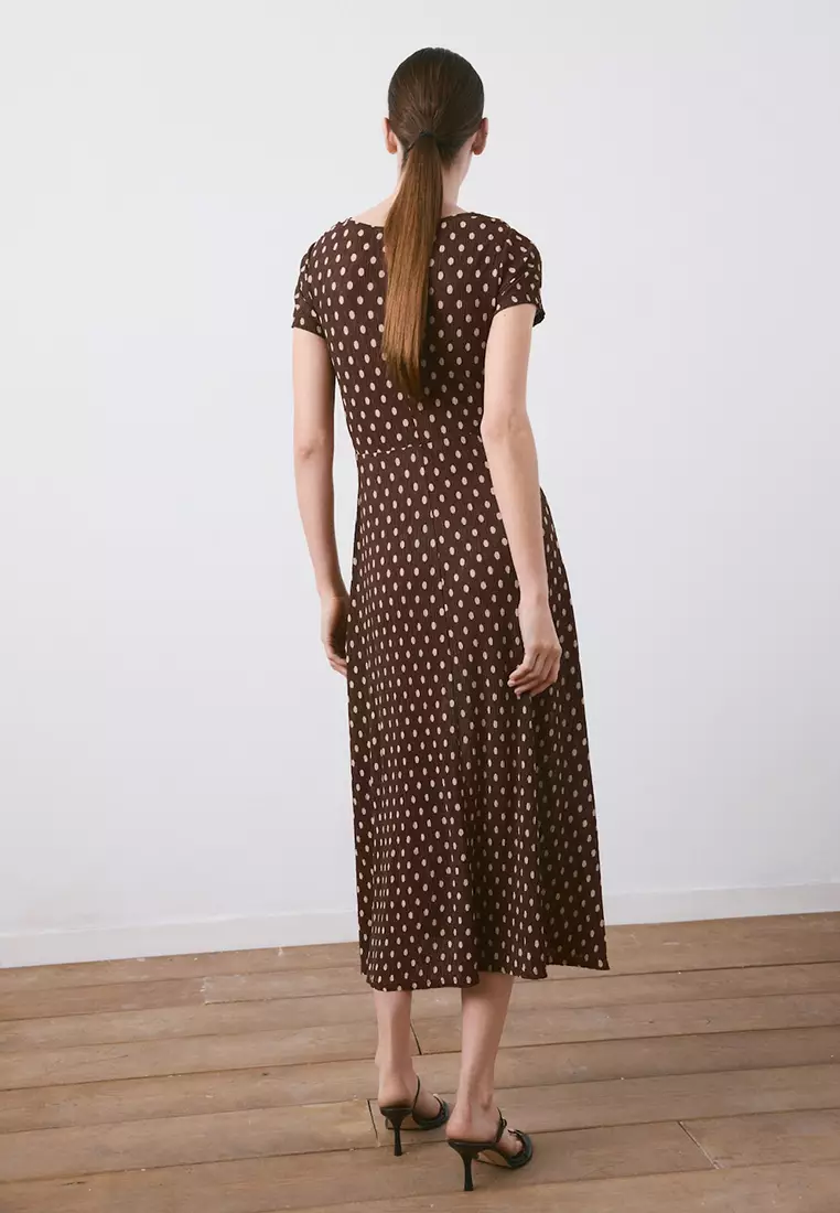 Printed Midi-Dress