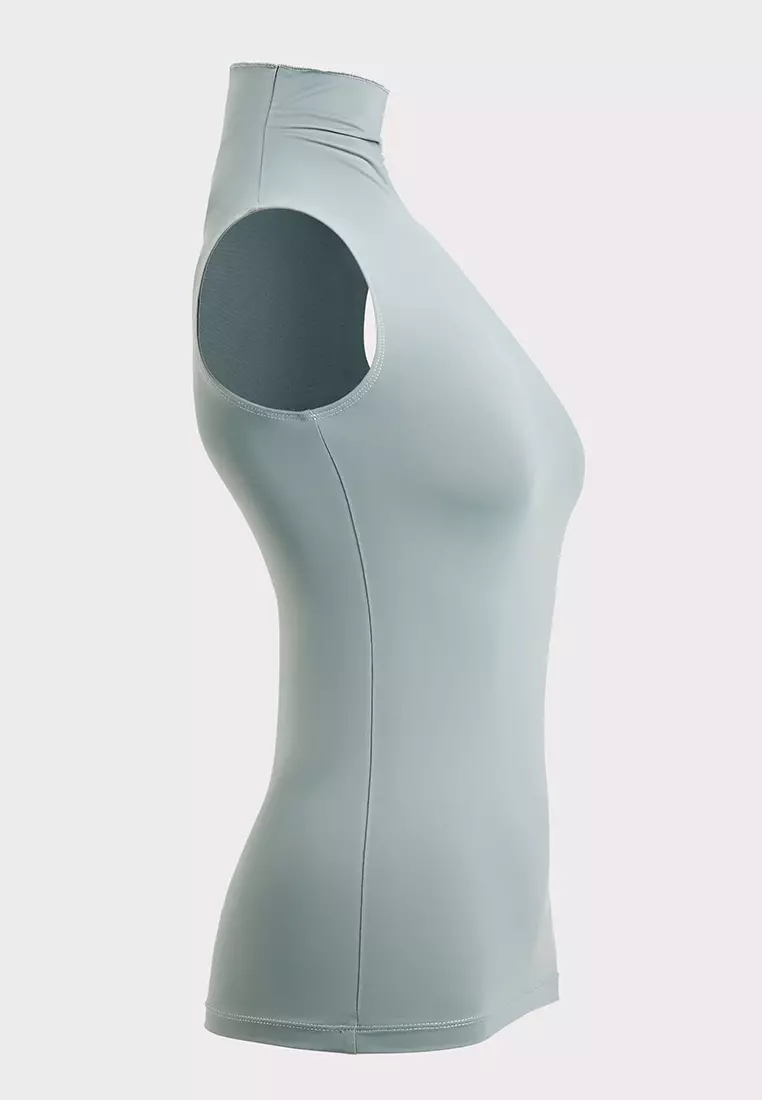 High Neck Sleeveless Top 002