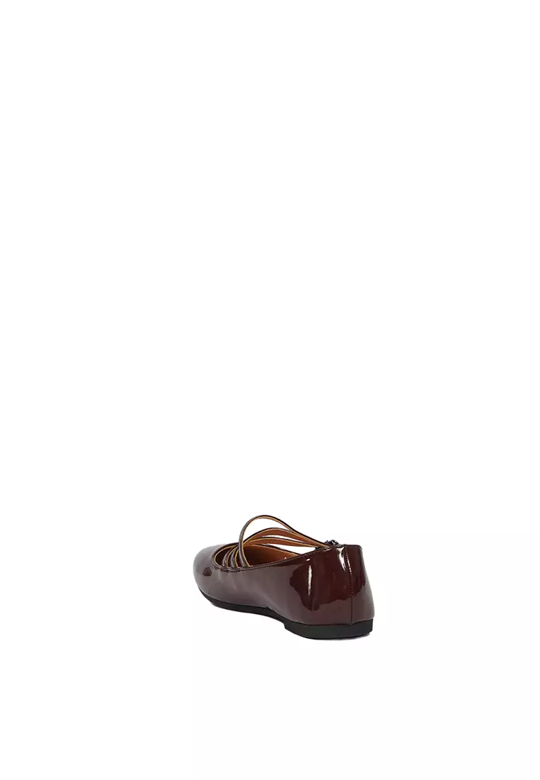 Flats Shoes Dark Brown