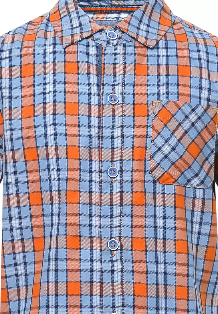 Kemeja Krah Biasa Short Sleeve