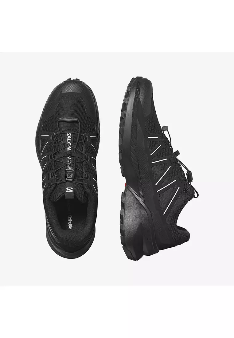 SPEEDCROSS PEAK Men's Trail Running Shoes in Black/Black/White
