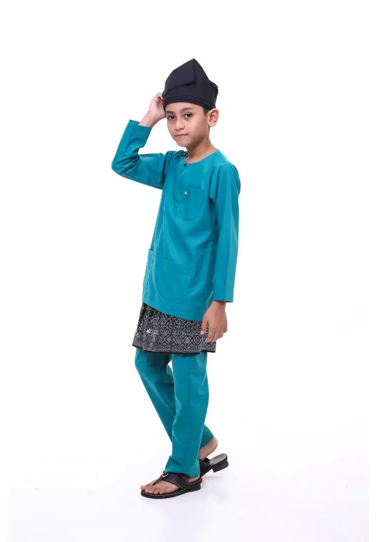 Baju Melayu Teluk Belanga Kids
