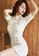 Crystal Korea Fashion white Korean-made new slim party dress A397EAA5F3FBECGS_3