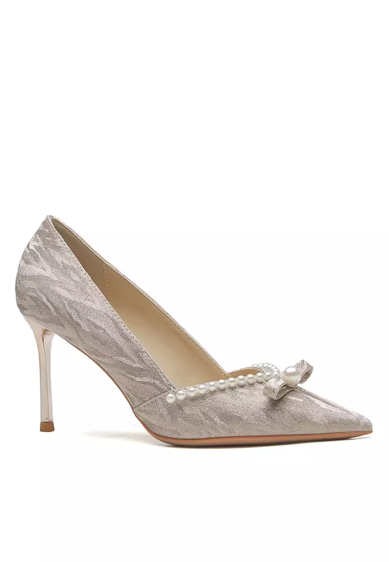 Discount on Twenty Eight Shoes  shoes - SKU: 6cm Beaded Sequin High Heels If86113-1